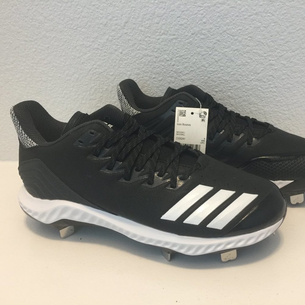 Adidas Men's Icon Bounce Low Metal Baseball Cleats